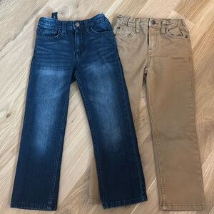 Boys size 6 Jeans and Khaki jeans bundle- Cat and Jack
